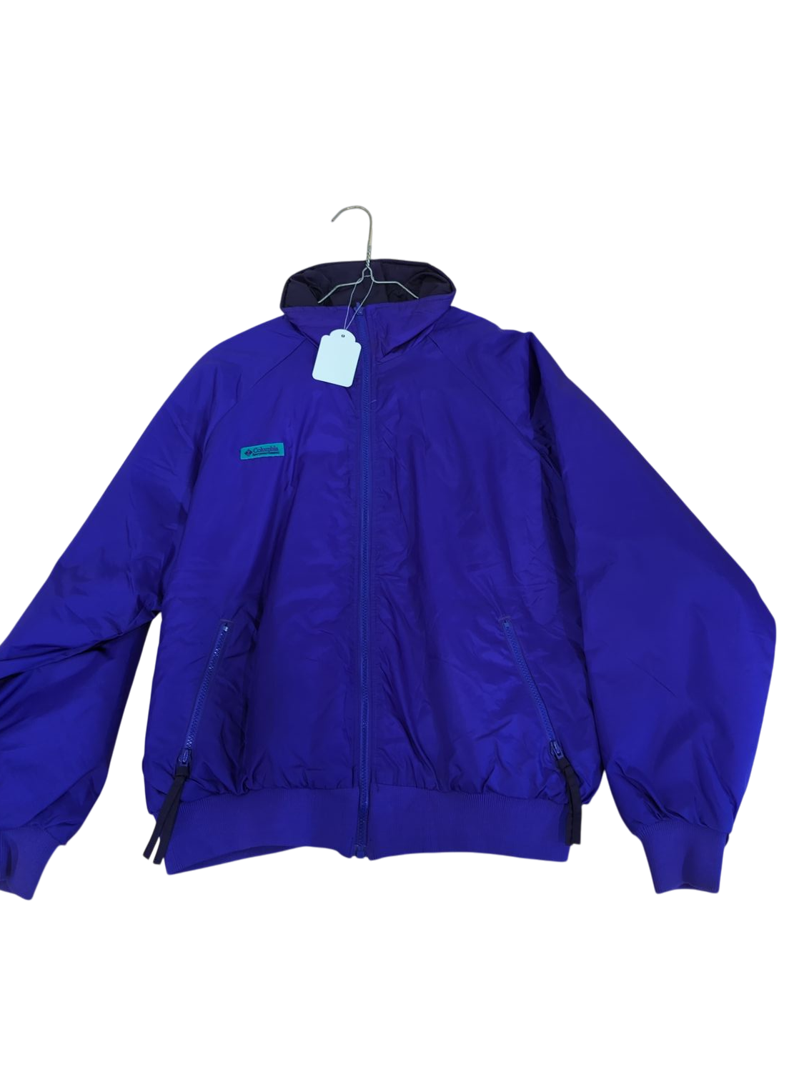 Columbia Purple Windbreaker Jacket - Size XL
