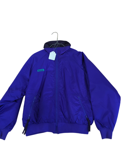 Columbia Purple Windbreaker Jacket - Size XL