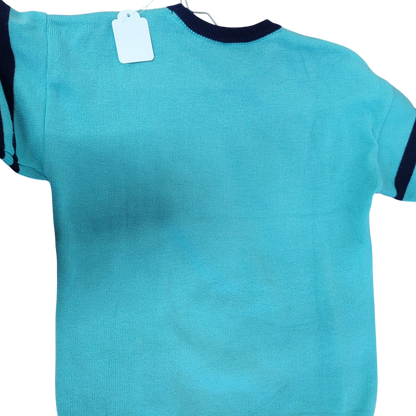 Turquoise Looney Tunes Bugs Bunny Knit Sweater