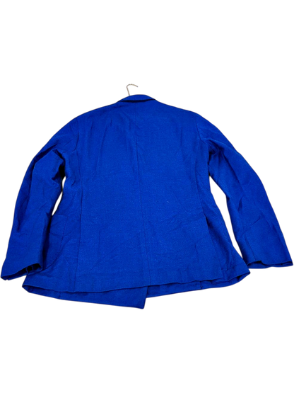 MB Napoli Royal Blue Double-Breasted Wool & Cashmere Blazer