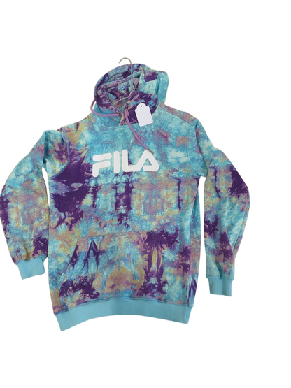 FILA Tie-Dye Hoodie - Size S - Blue & Purple