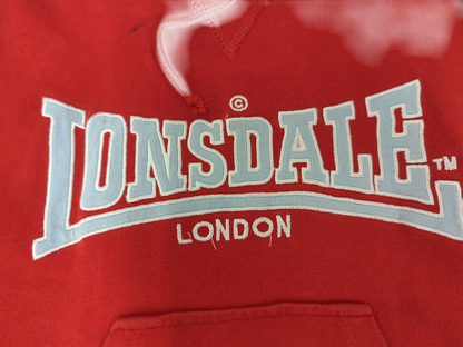 Lonsdale London Red Hoodie - Size M