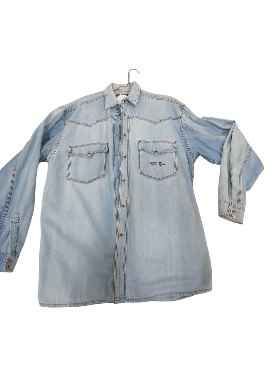 Marco Polo Denim Button Down Shirt - Size M
