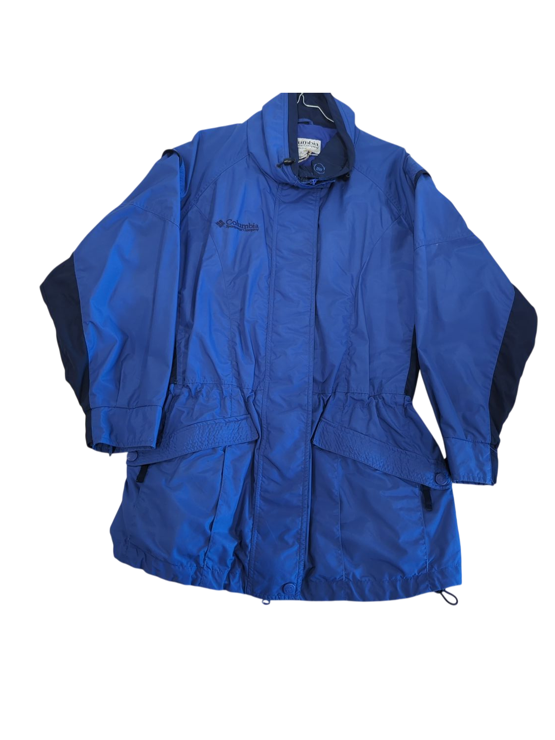 Columbia Sportswear Blue Windbreaker Jacket - Size L
