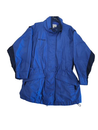 Columbia Sportswear Blue Windbreaker Jacket - Size L