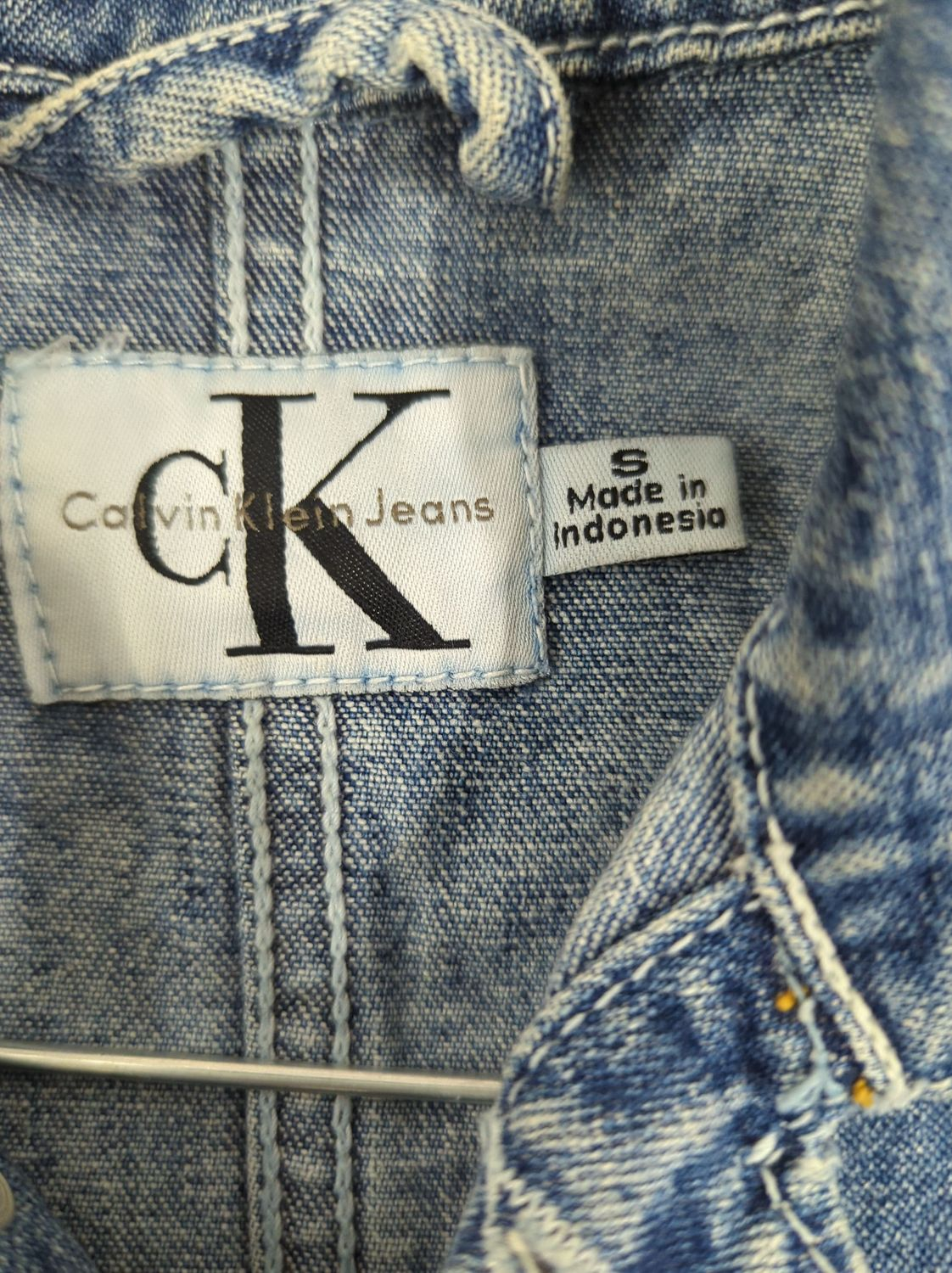 Calvin Klein Denim Button-Down Jacket - Size S