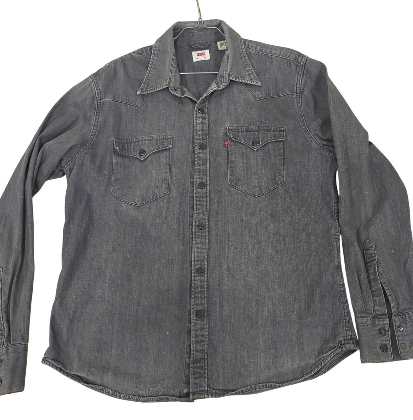 Levi's Grey Denim Jacket - Size L
