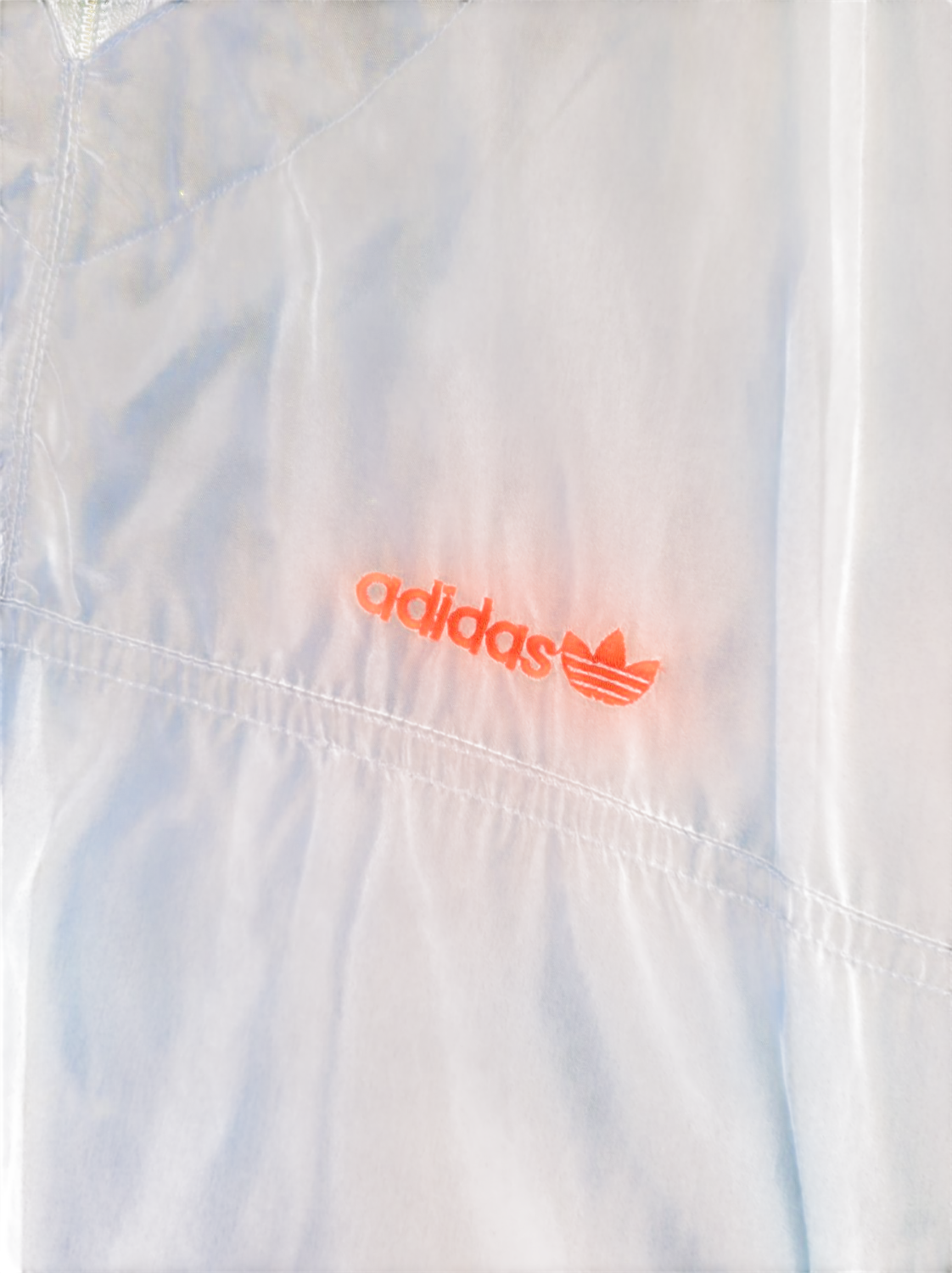 Vintage Adidas Navy & Red Windbreaker Jacket - Size M