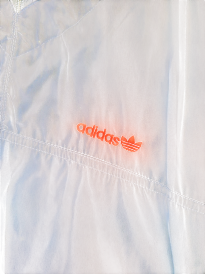 Vintage Adidas Navy & Red Windbreaker Jacket - Size M