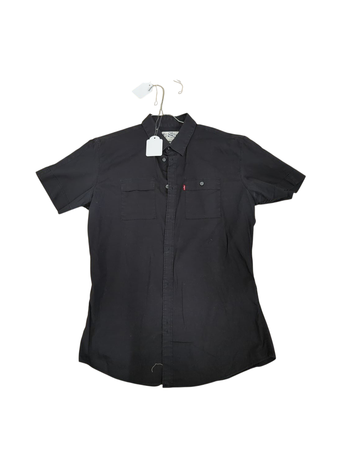 Levi's Strauss Black Button-Down Shirt - Size L Slim Fit