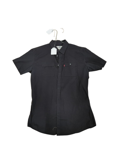 Levi's Strauss Black Button-Down Shirt - Size L Slim Fit