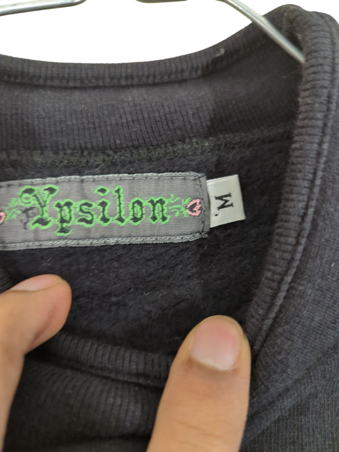 Epsilon Black Sweatshirt Gran Paradiso National Park - Size M