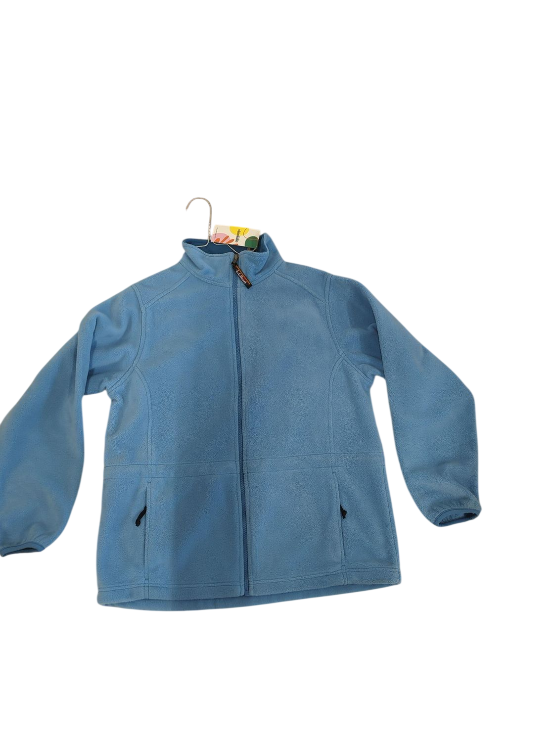 L.L.Bean Women's Blue Fleece Jacket - Size Medium