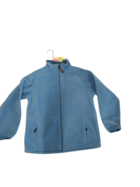 L.L.Bean Women's Blue Fleece Jacket - Size Medium