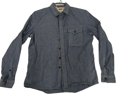 Levi's Chambray Button-Down Shirt - Blue/Grey