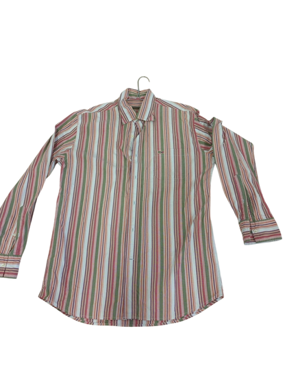 Napapijri Striped Button-Down Shirt - Long Sleeve