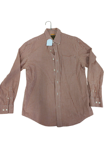 Timberland Red Gingham Button-Down Shirt - Size M