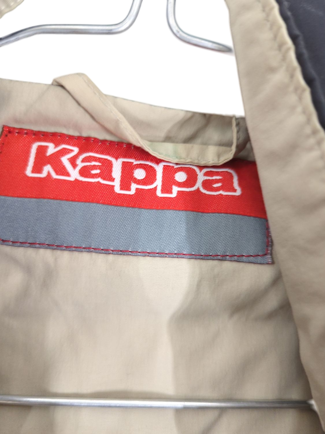 Kappa Black Windbreaker Jacket - Size XL