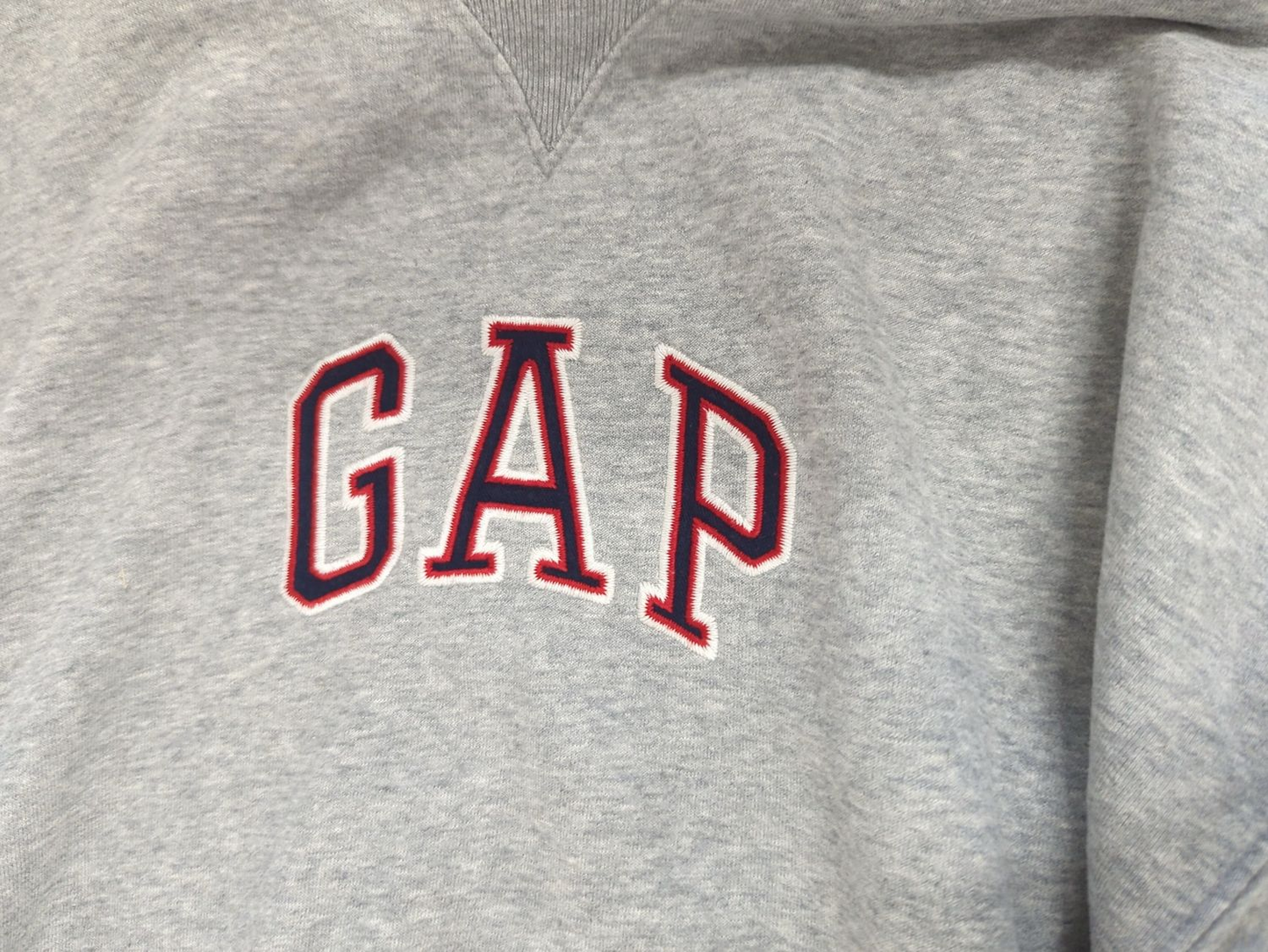 GAP Grey Hoodie with Embroidered Logo - Size M