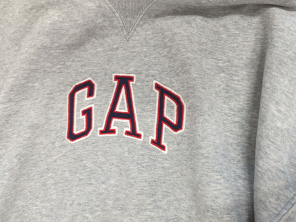 GAP Grey Hoodie with Embroidered Logo - Size M