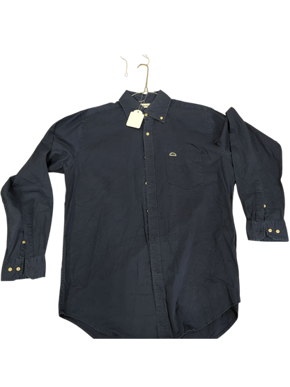 Ellesse Navy Button-Down Shirt - Long Sleeve