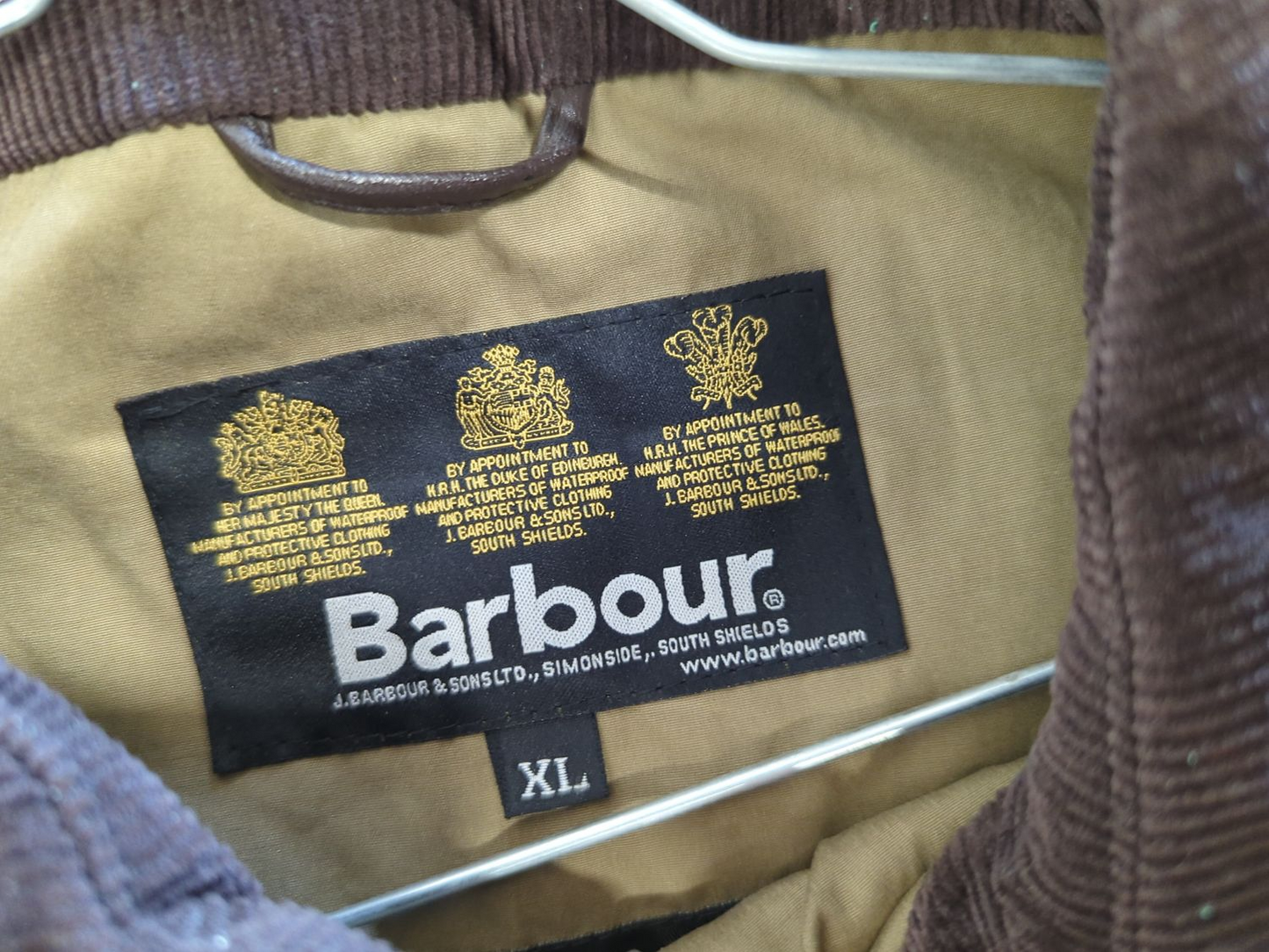 Barbour Men's Beige Parka Jacket - Size XL