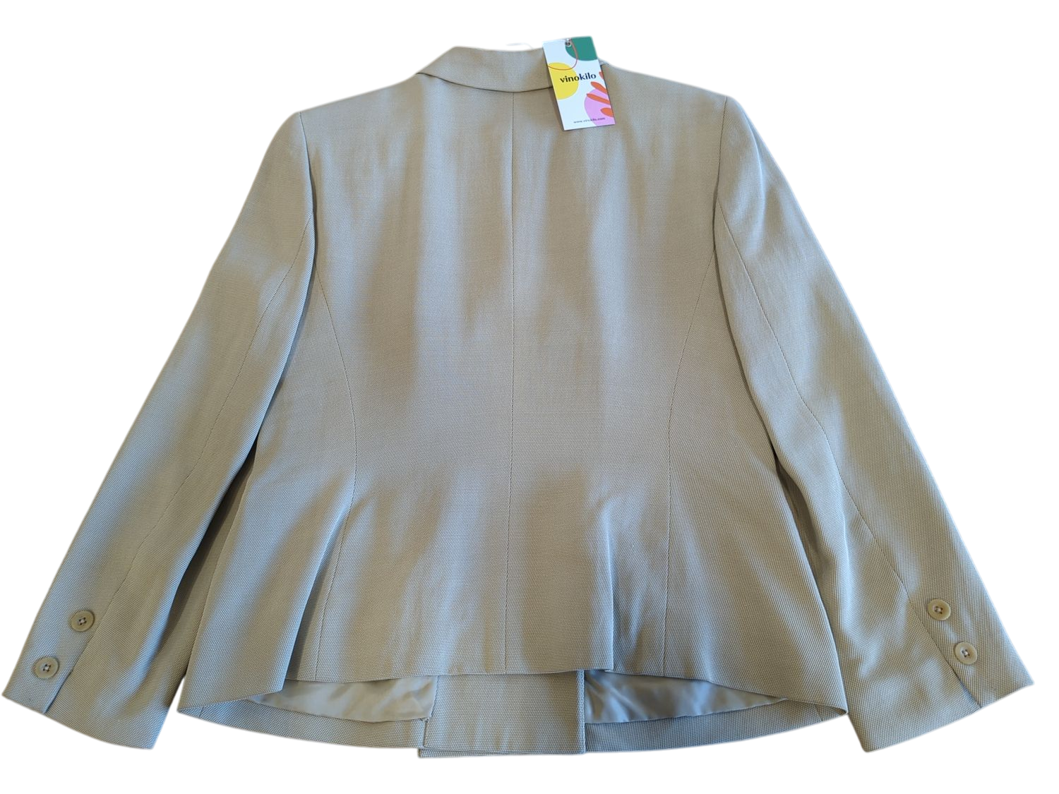 DKNY Beige Tailored Blazer - Size 8 - Donna Karan New York
