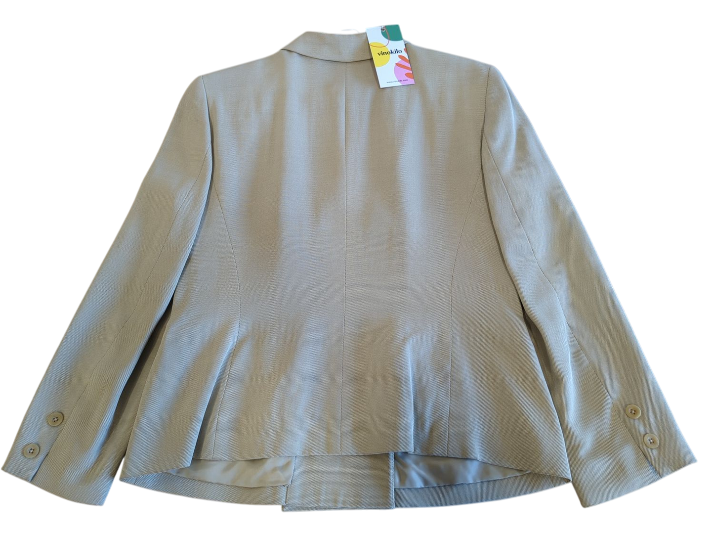 DKNY Beige Tailored Blazer - Size 8 - Donna Karan New York
