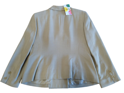 DKNY Beige Tailored Blazer - Size 8 - Donna Karan New York