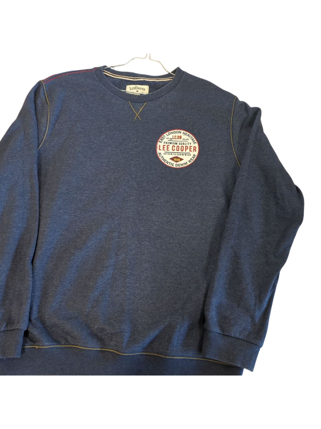 Lee Cooper Navy Blue Sweatshirt - Size XL - East London Heritage