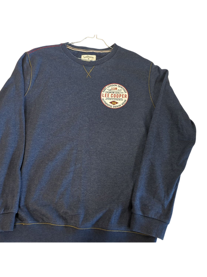 Lee Cooper Navy Blue Sweatshirt - Size XL - East London Heritage