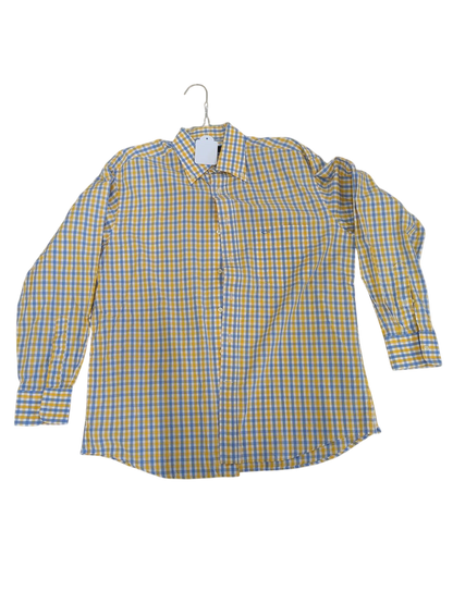 Paul & Shark Yellow Checkered Button-Down Shirt