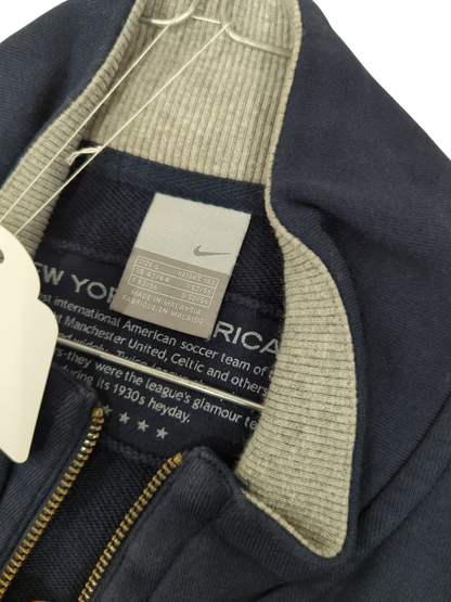Nike NY Americans Soccer Club Navy Bomber Jacket - Size L