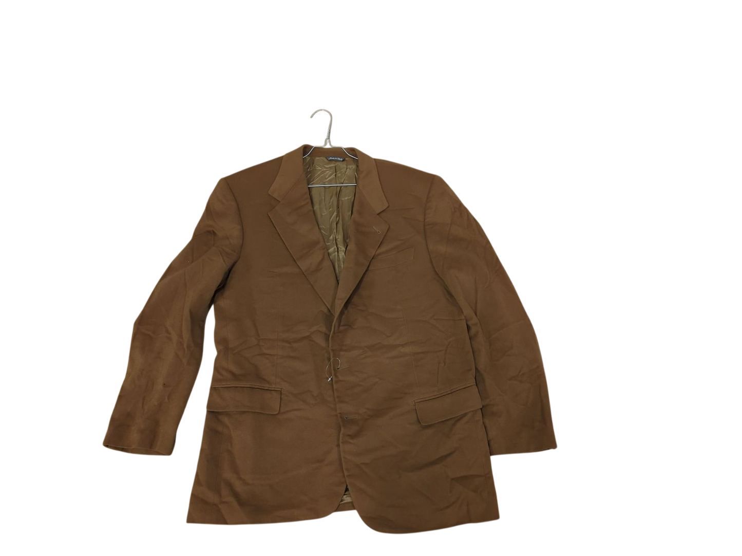 Luca D'Altieri Brown Cashmere Blazer - Size 56 (EU) - Made in Italy