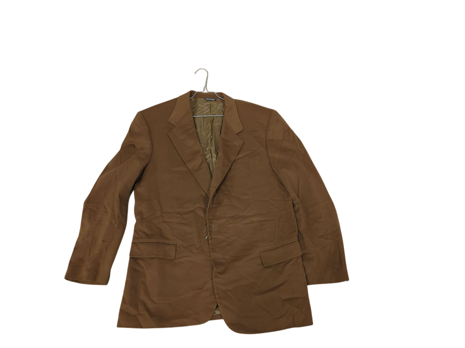 Luca D'Altieri Brown Cashmere Blazer - Size 56 (EU) - Made in Italy