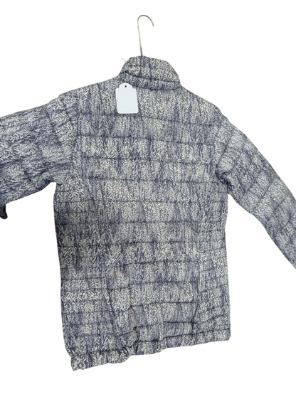 Patagonia Blue Patterned Windbreaker Jacket - Size XS