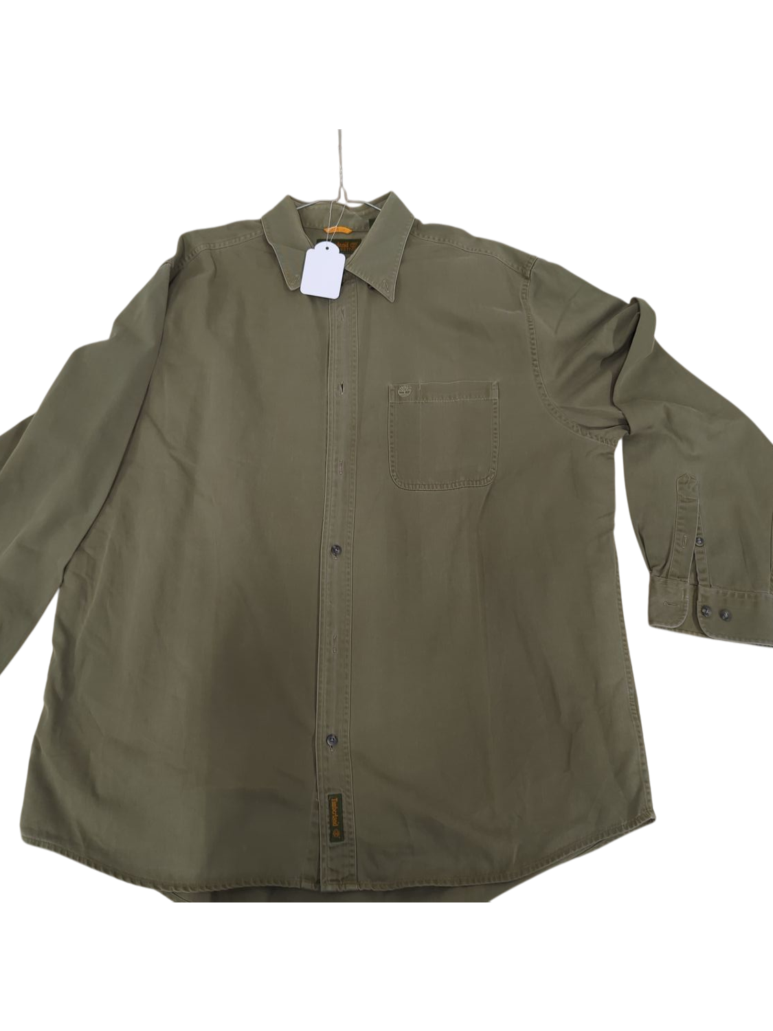 Timberland Organic Cotton Button-Down Shirt - Size XL