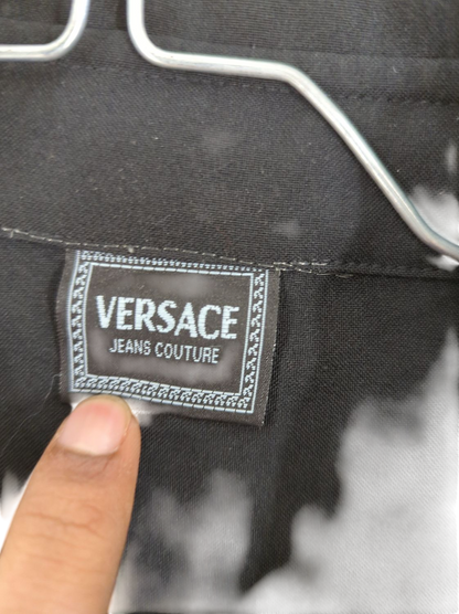 Versace Jeans Couture Black Button-Up Shirt