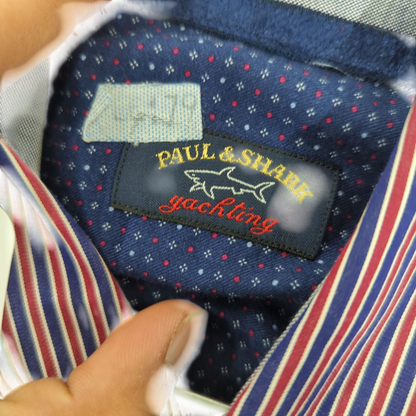 Paul & Shark Men's Striped Button-Down Shirt - Long Sleeve