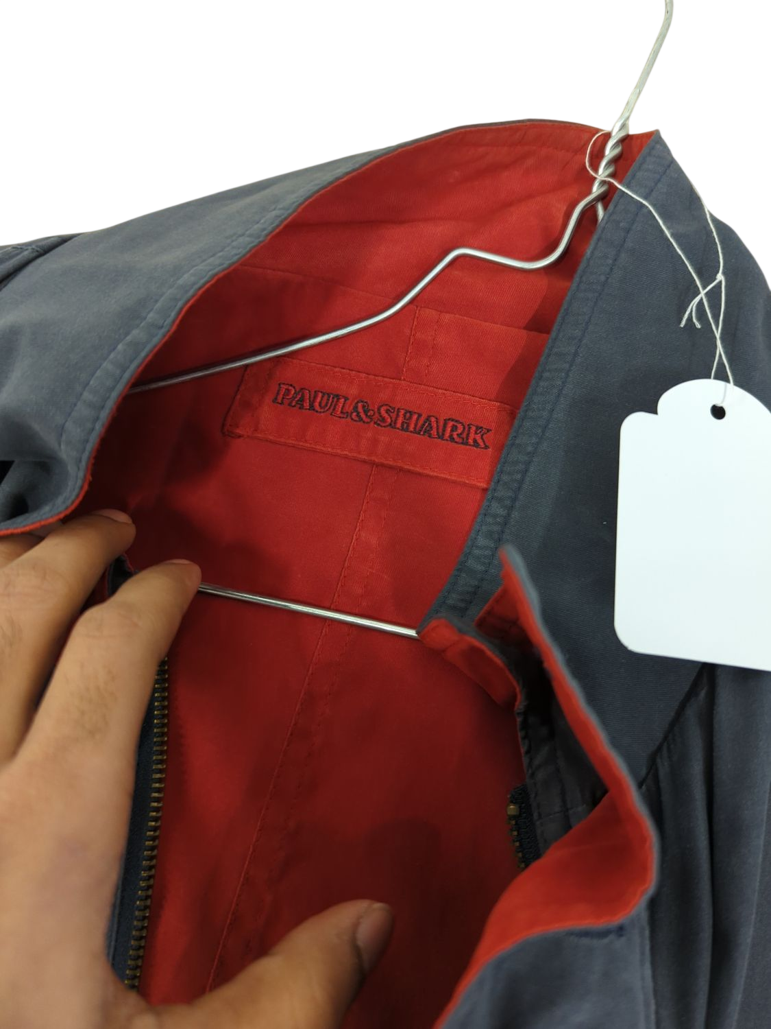 Paul & Shark Sleeveless Blue Windbreaker Vest