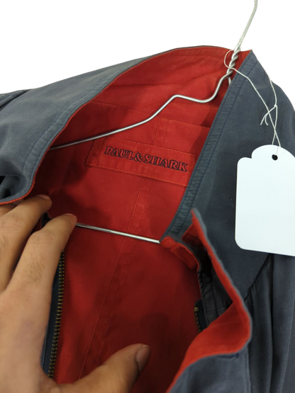 Paul & Shark Sleeveless Blue Windbreaker Vest