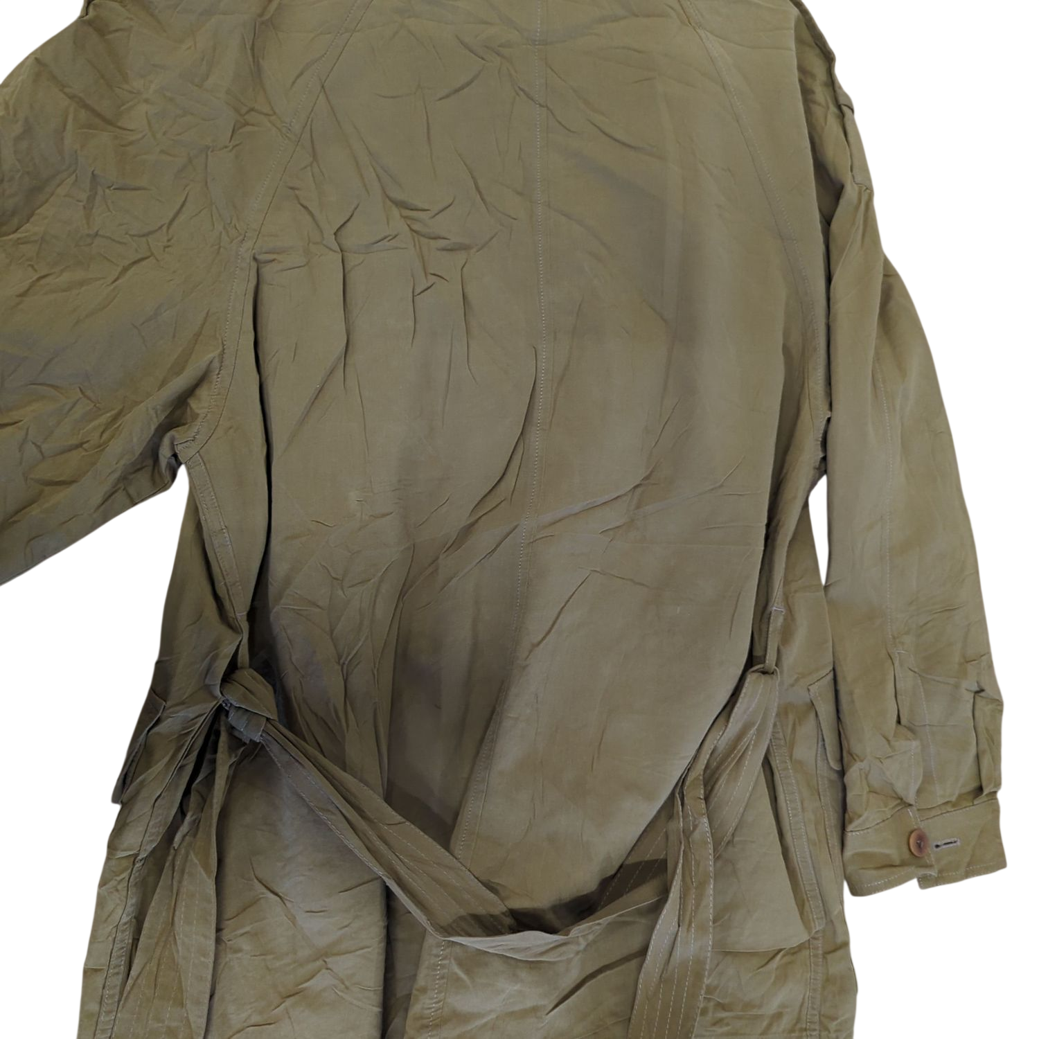 LANCETTI Performance Olive Cotton Field Jacket - Size 50
