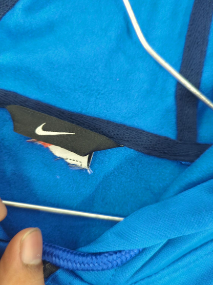 Nike Blue Windbreaker Jacket with Black Logo