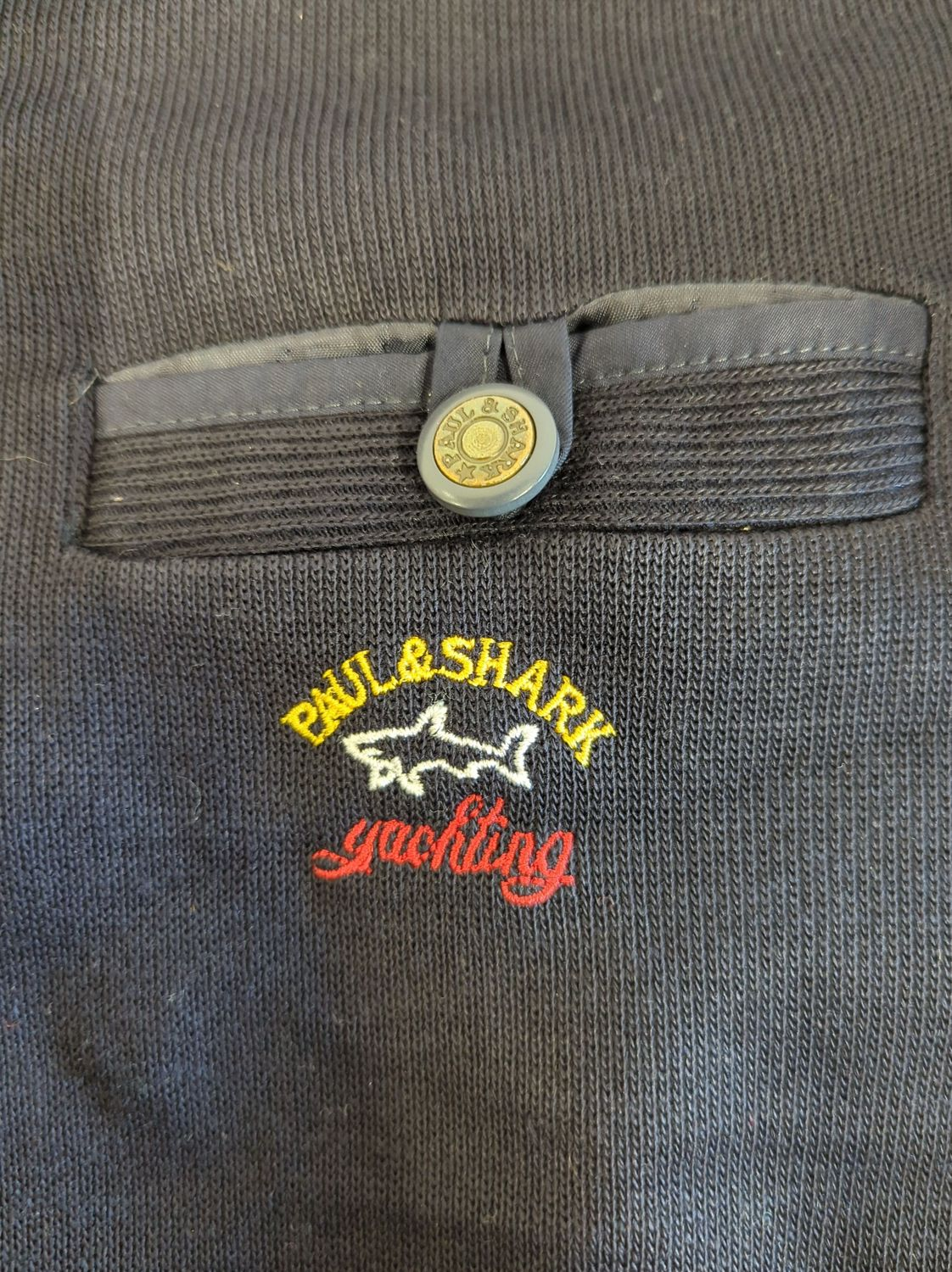 Paul & Shark Navy Cotton Sweater - Size XL