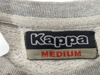 Kappa Grey Sweatshirt with Logo - Size Medium