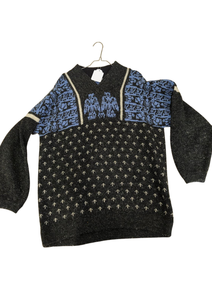ESPRIT Patterned Wool Sweater - Size 42