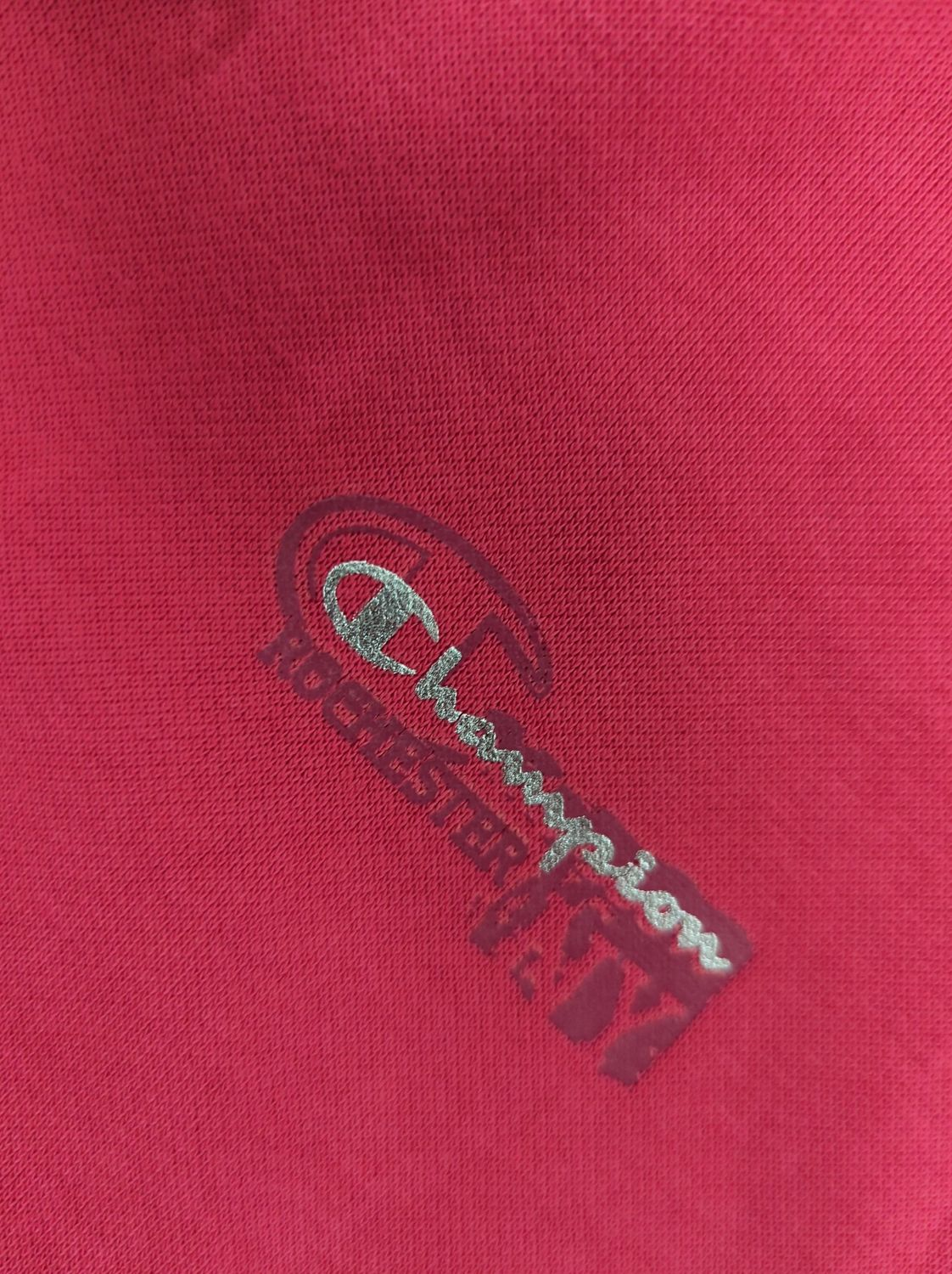 Champion Pink Zip-Up Sweatshirt - Size XL