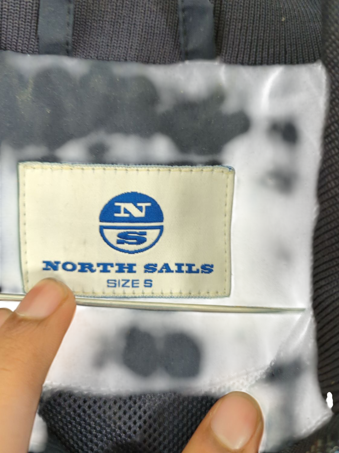 North Sails Navy Windbreaker Jacket - Size S
