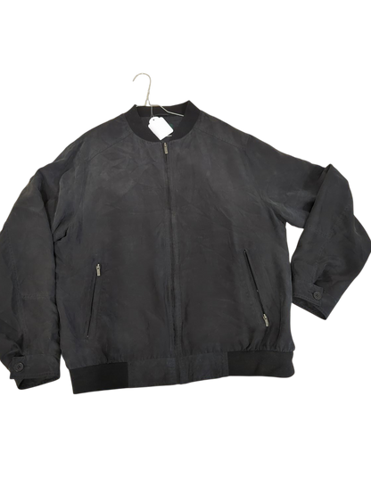 J.Lindeberg Black Windbreaker Jacket - Size 54