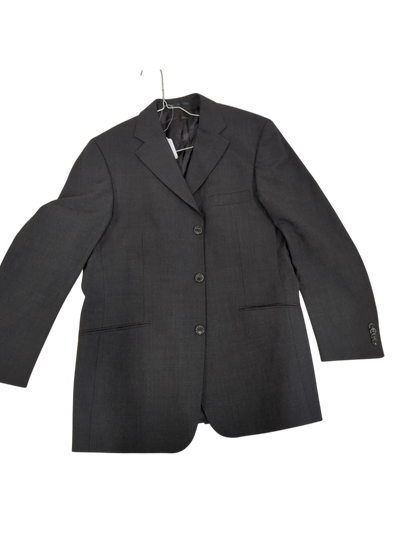 Spengler Black Wool Blend Men's Suit - Size 48